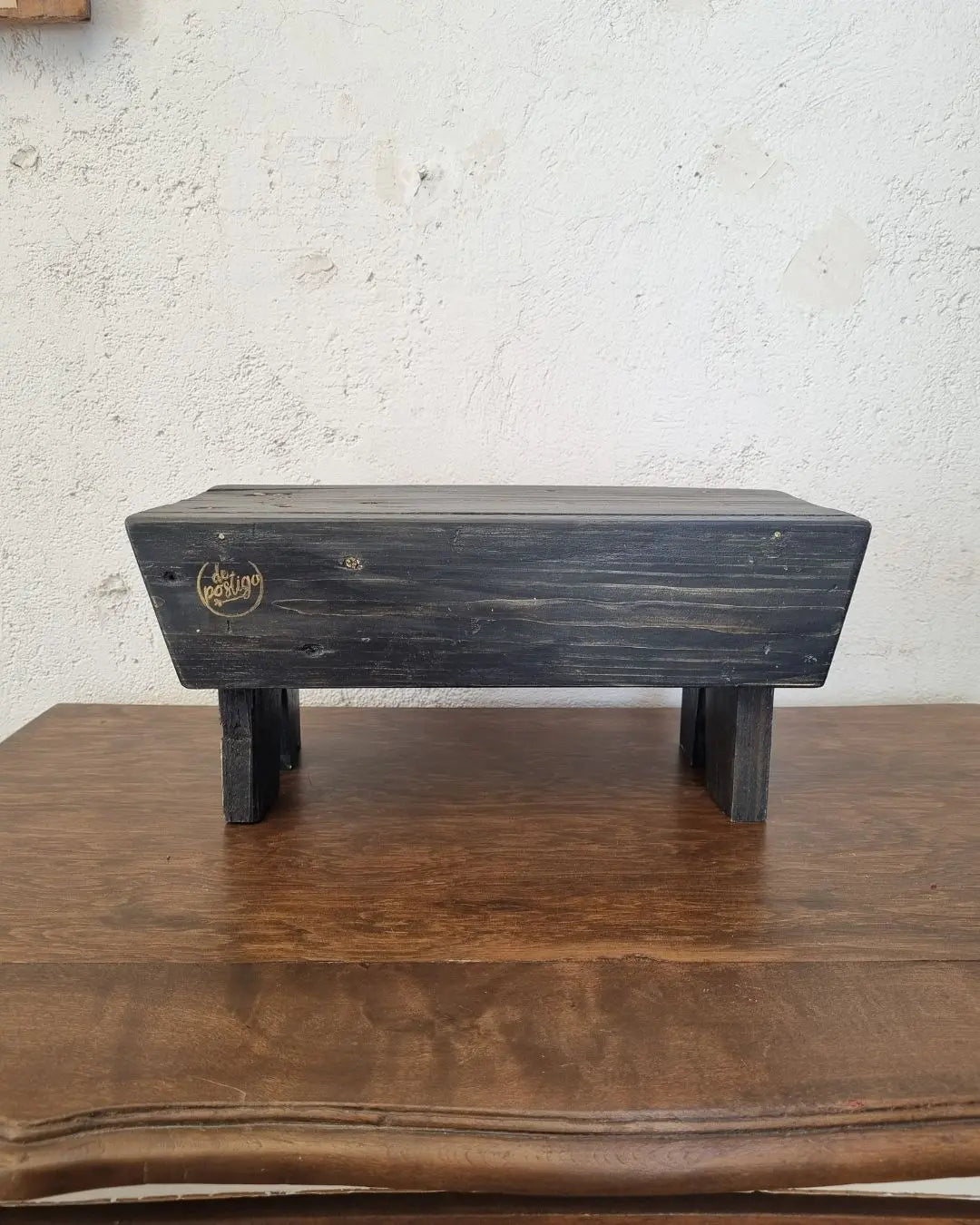 Banco Rústico de Madera Reciclada - Personalizable