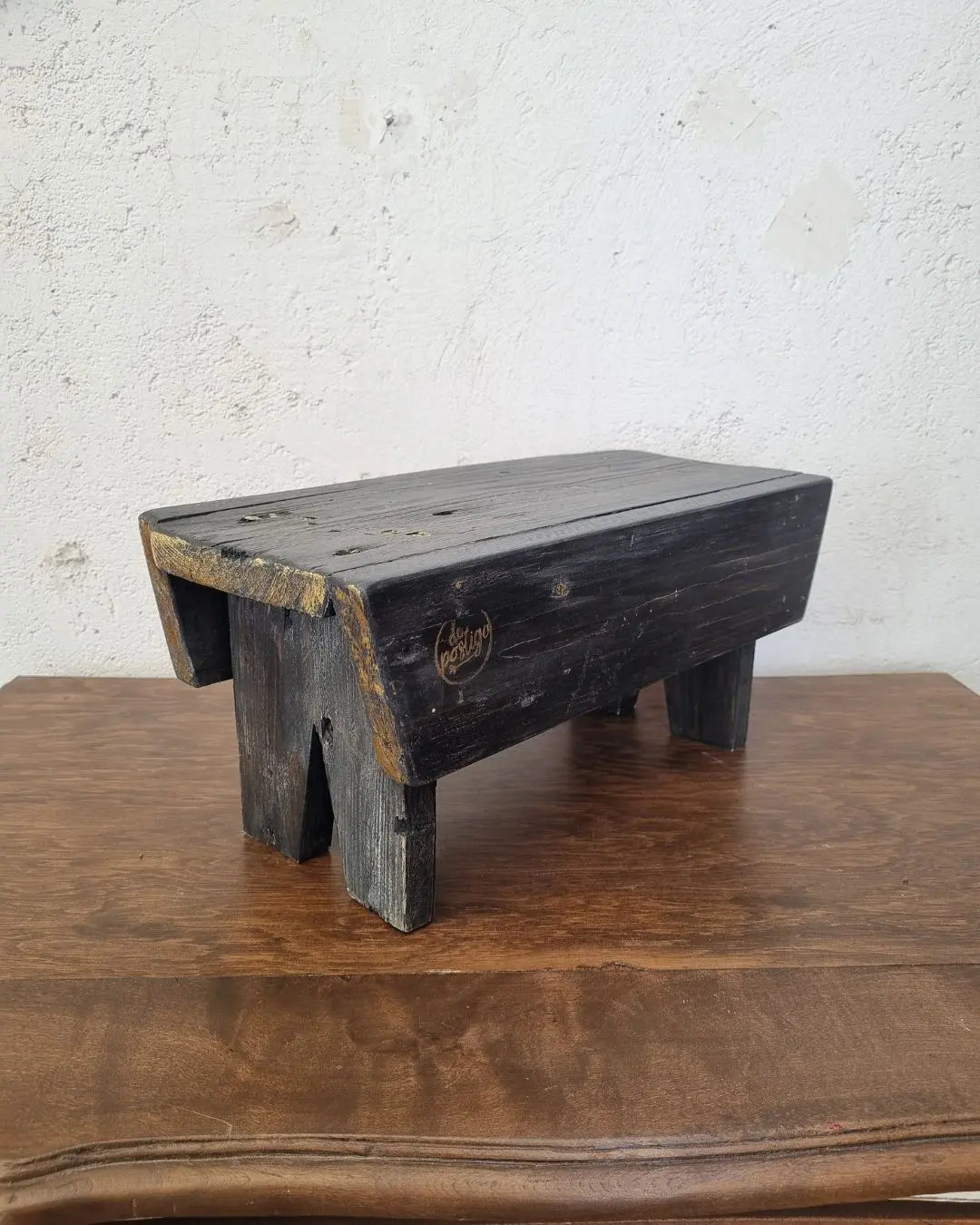 Banco Rústico de Madera Reciclada - Personalizable