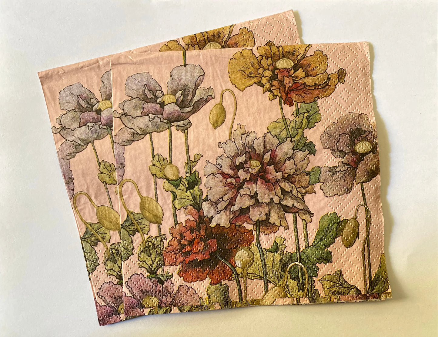 Set de Servilletas para Decoupage - 18 unidades (6 diseños)