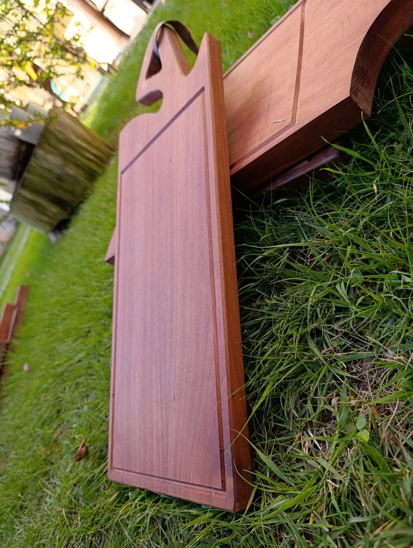 Tabla de carne rústica de Madera Noble o para Picoteo