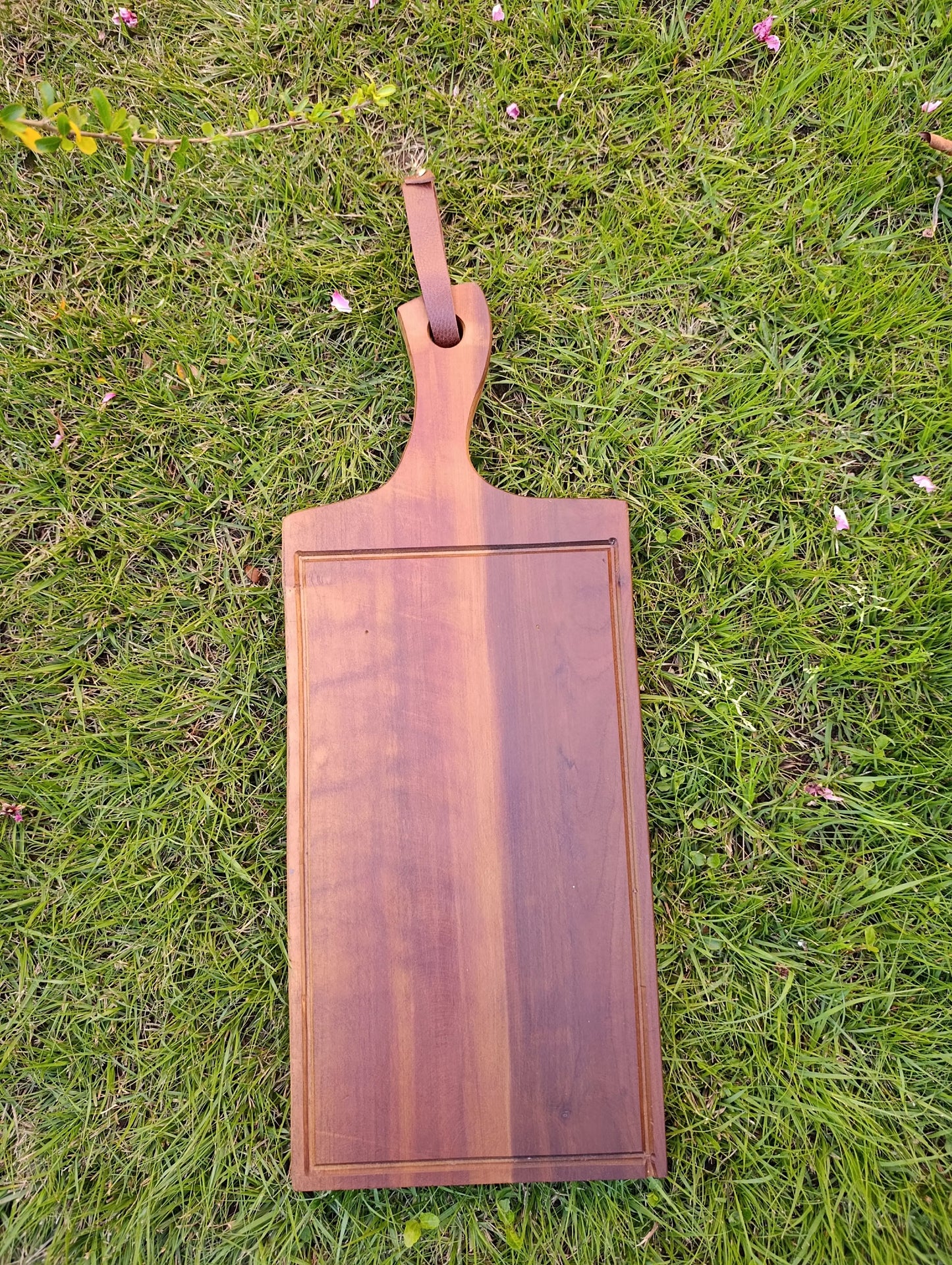 Tabla de carne rústica de Madera Noble o para Picoteo