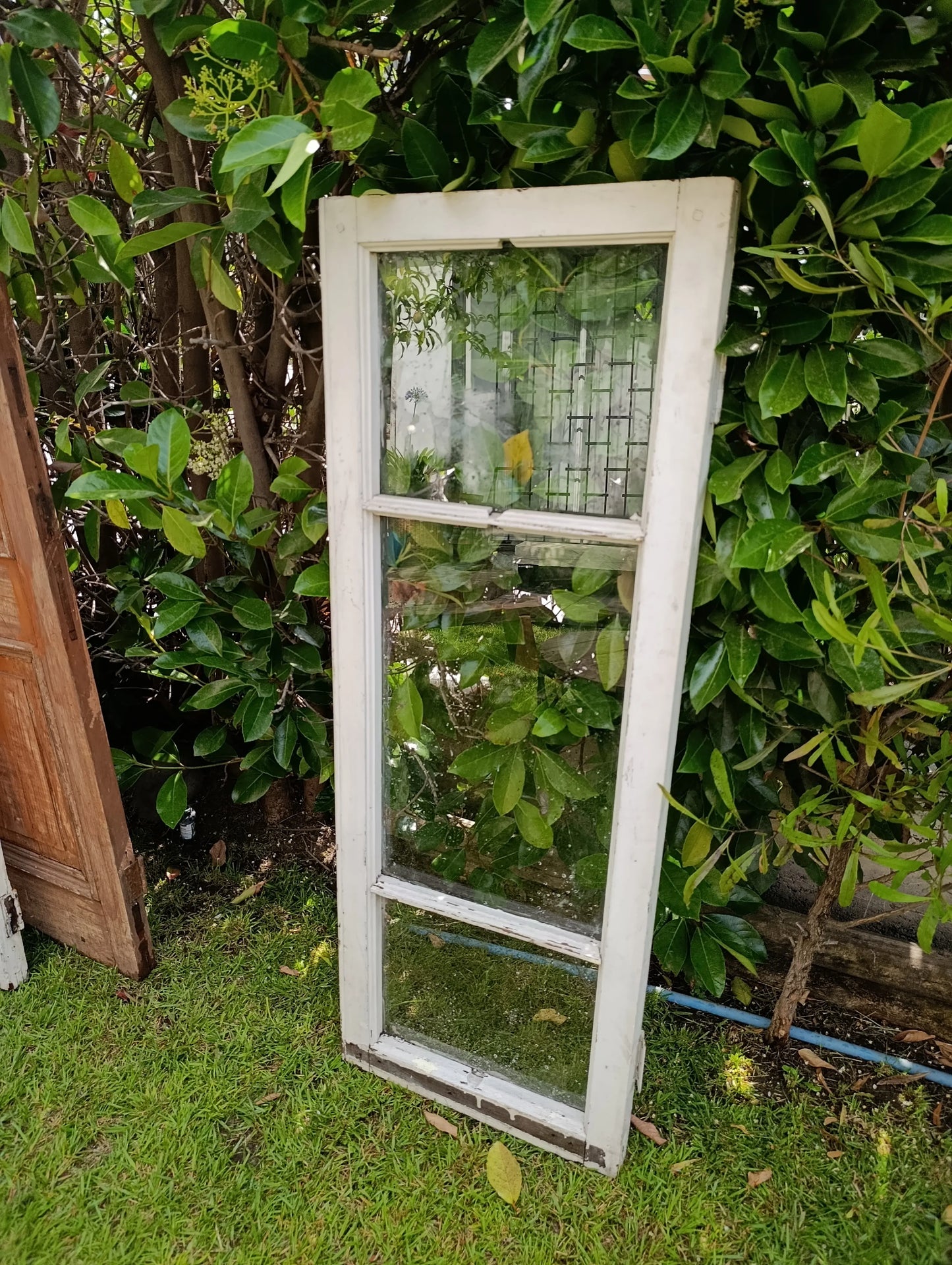 Ventana Vintage con Espejo 3 Espacios - 1.37 x 50 cm