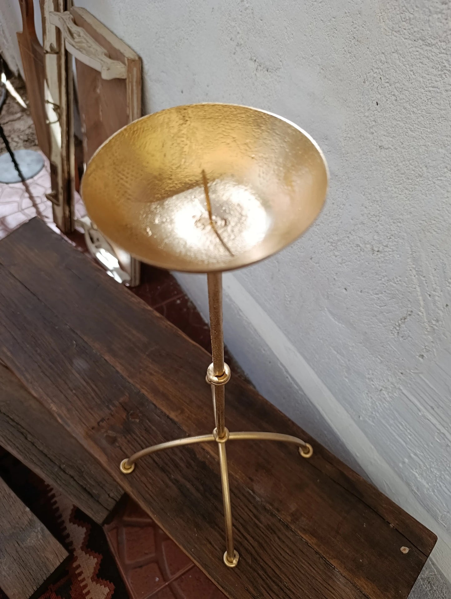 Candelabro de Fierro dorado