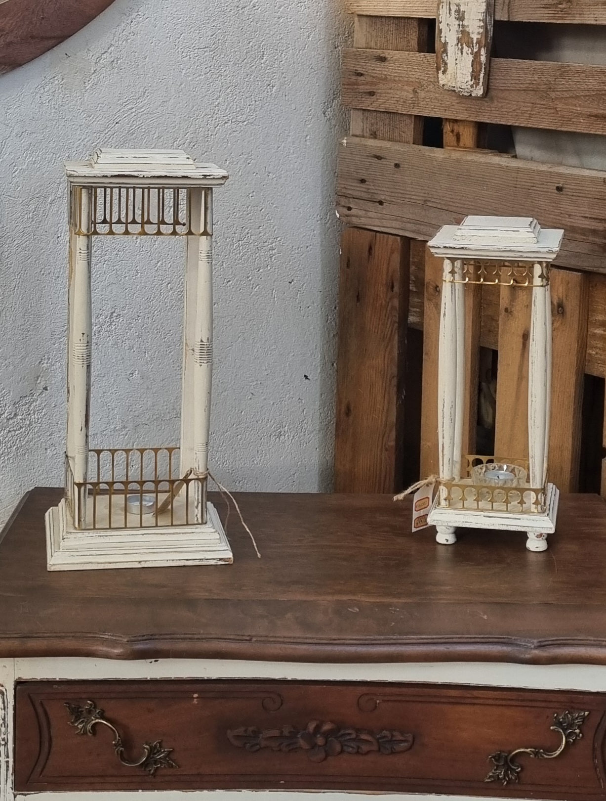 Lamparitas de madera con historia y mucho estilo