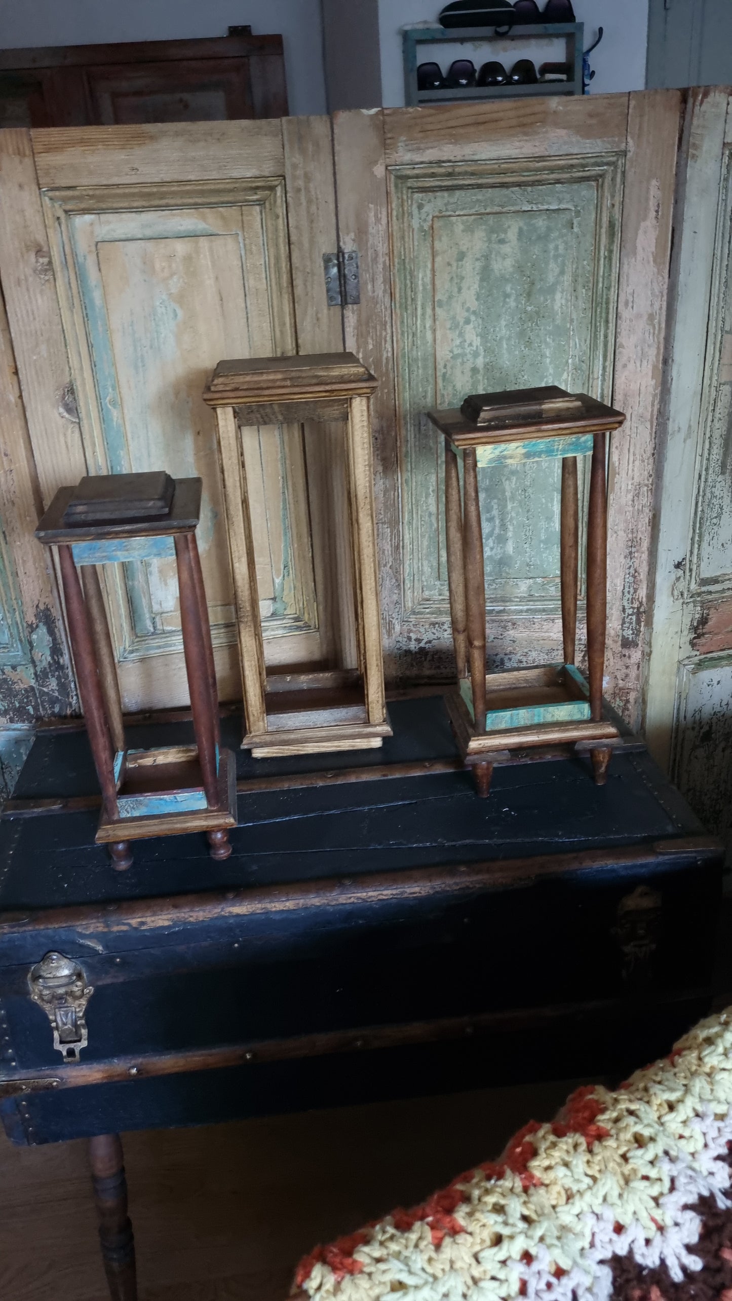 Lamparitas de madera con historia y mucho estilo