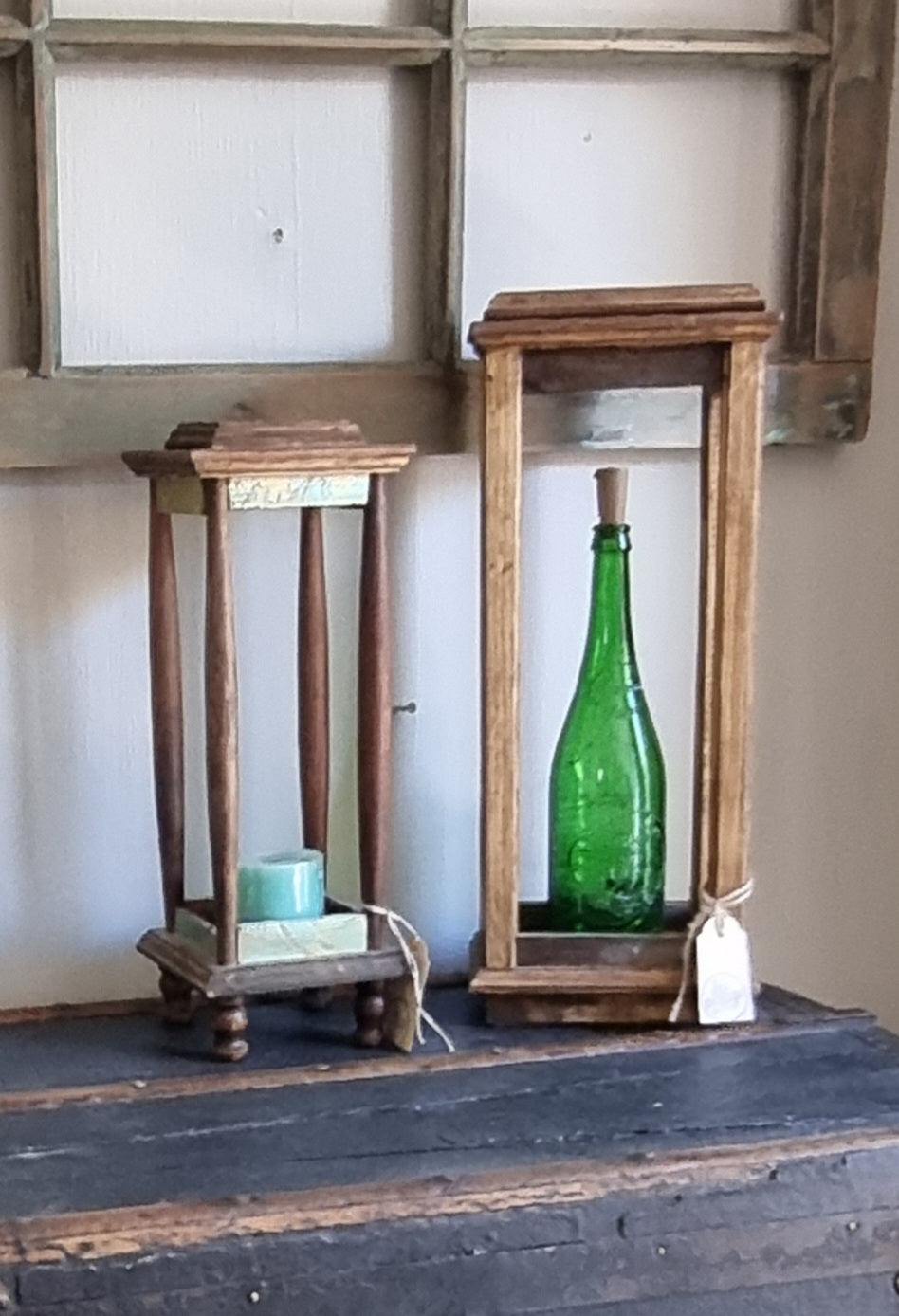 Lamparitas de madera con historia y mucho estilo