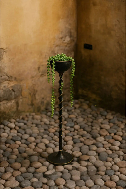 Candelabros de Fierro Artesanales - Con y Sin Hojitas