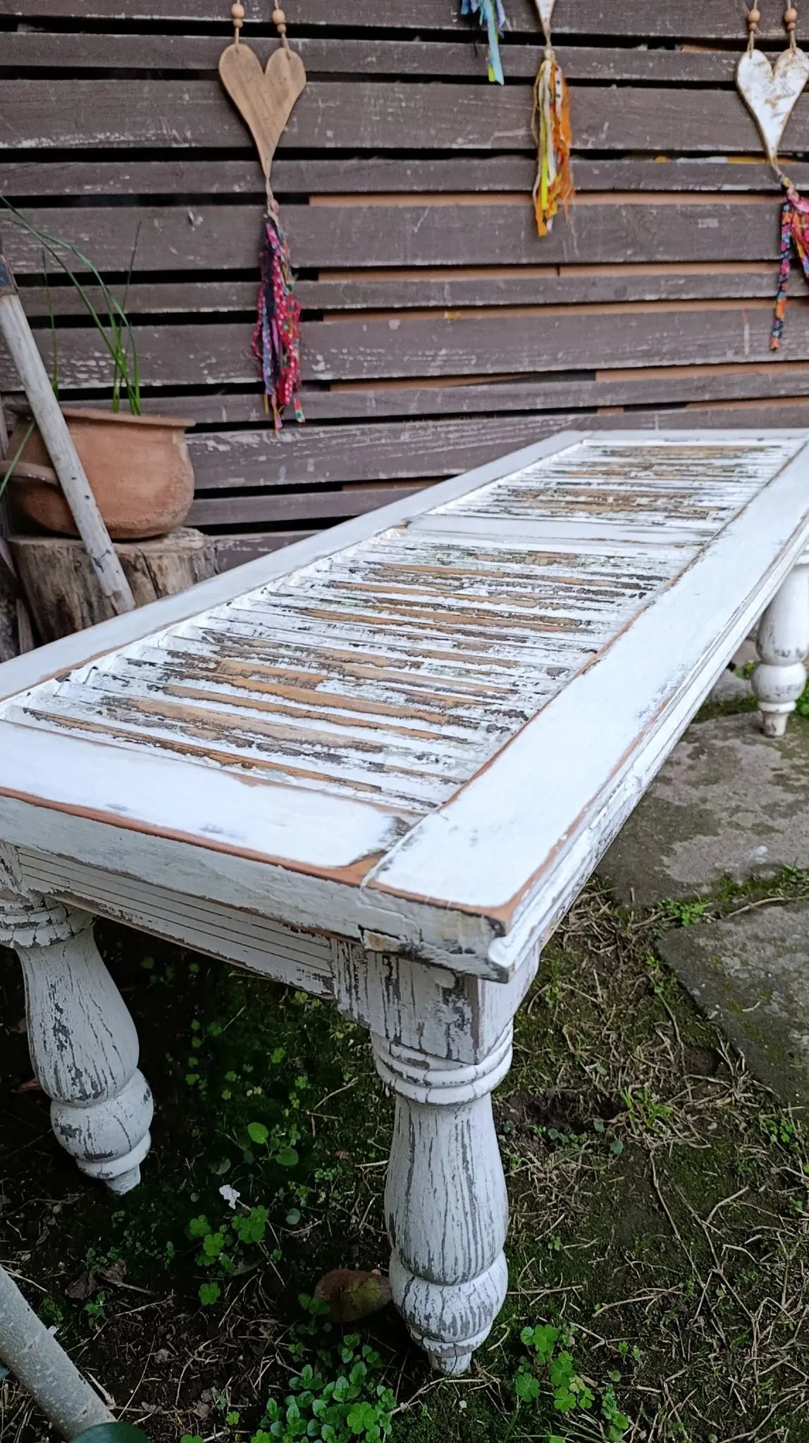 Banqueta con celosía - cubierta