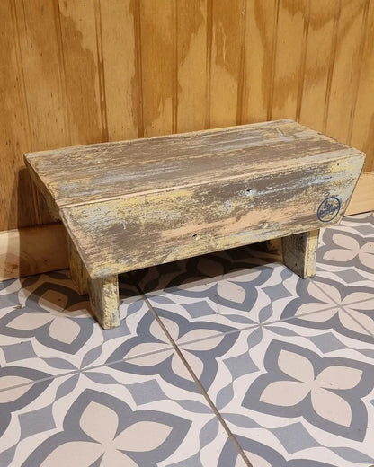 Banco Rústico de Madera Reciclada - Personalizable