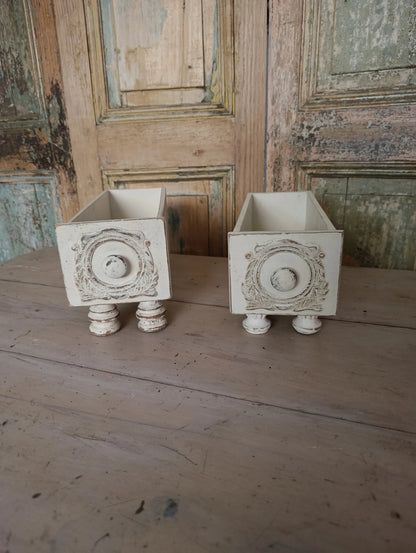 Cajitas vintage de máquina de coser Singer