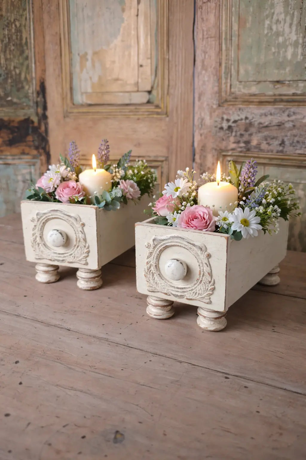 Cajitas vintage de máquina de coser Singer