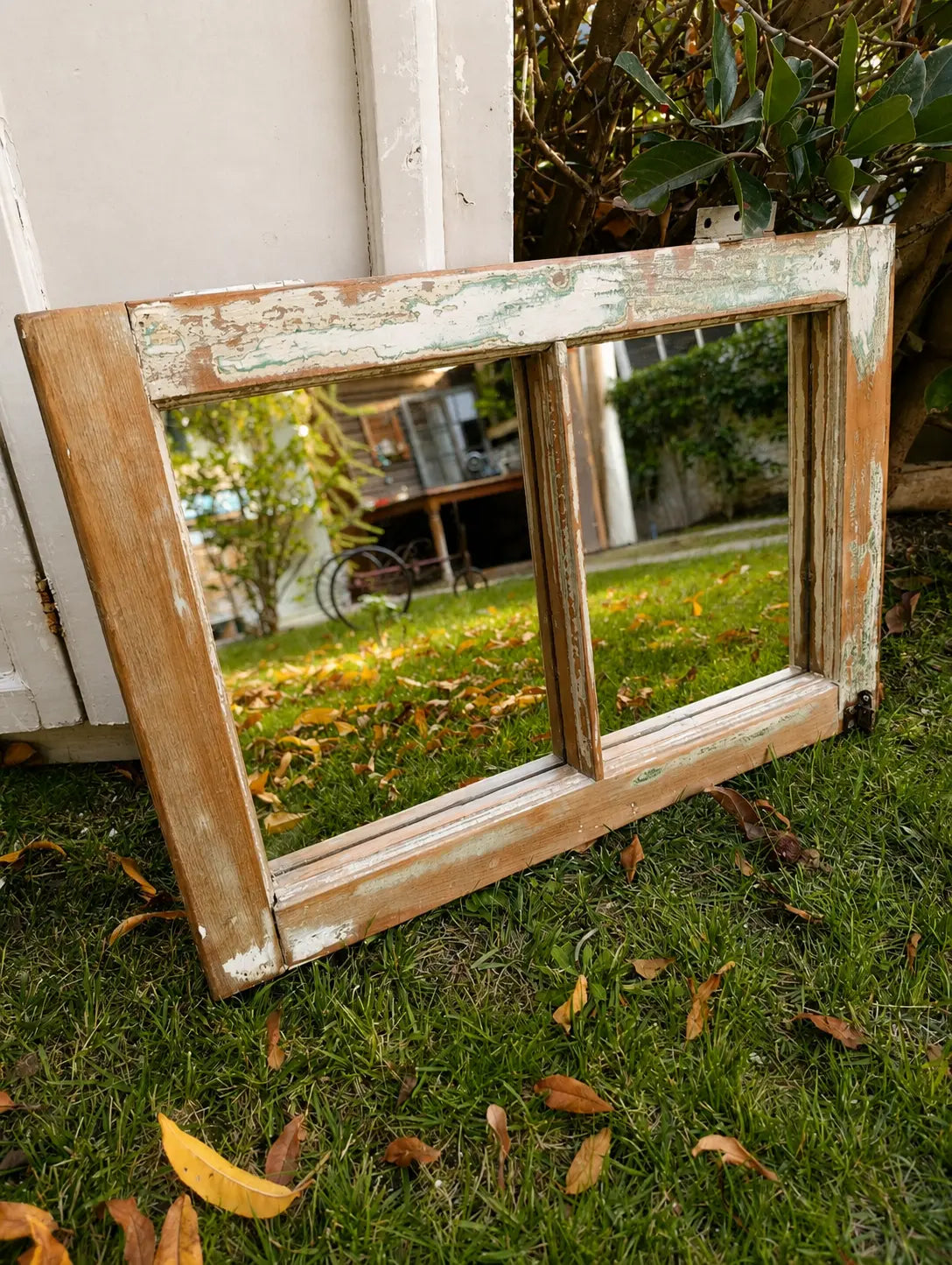 Espejo de Ventana Antigua Refaccionada 73x50