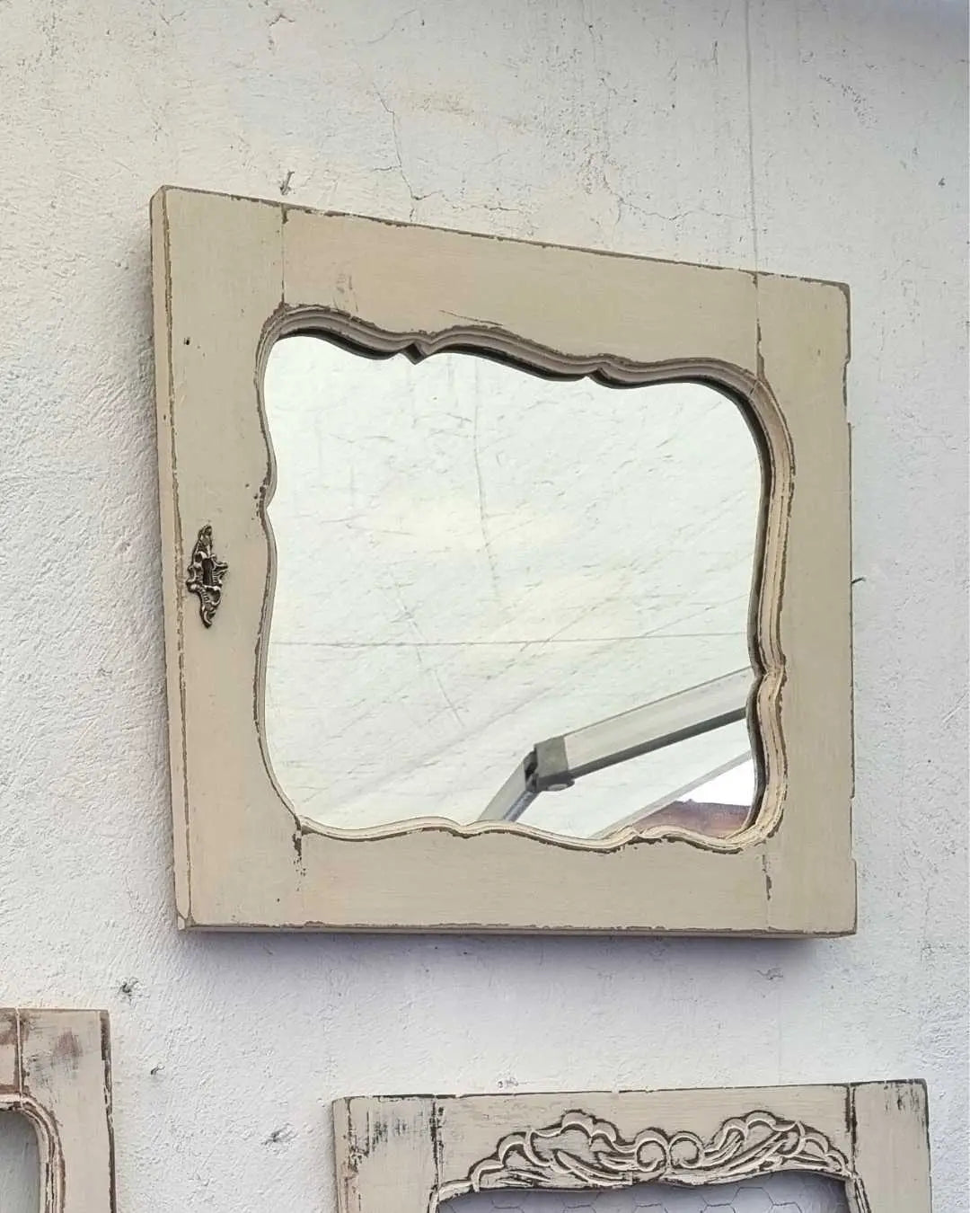 Espejo Vintage de Madera Reciclada