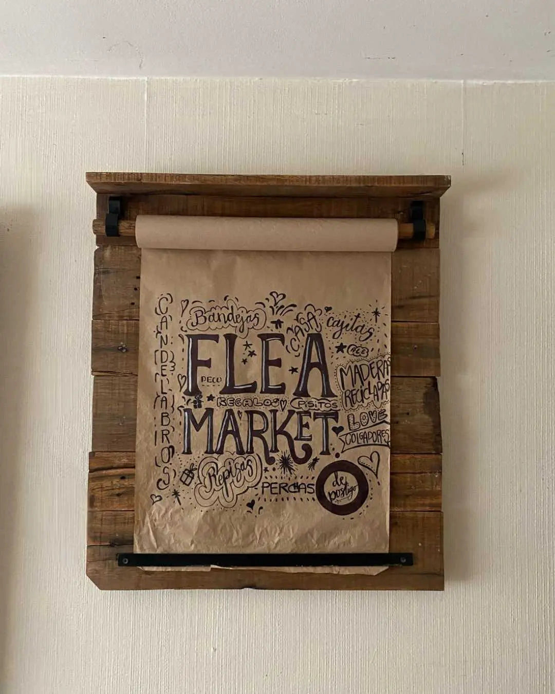 Pizarra de Pallet, papelografo