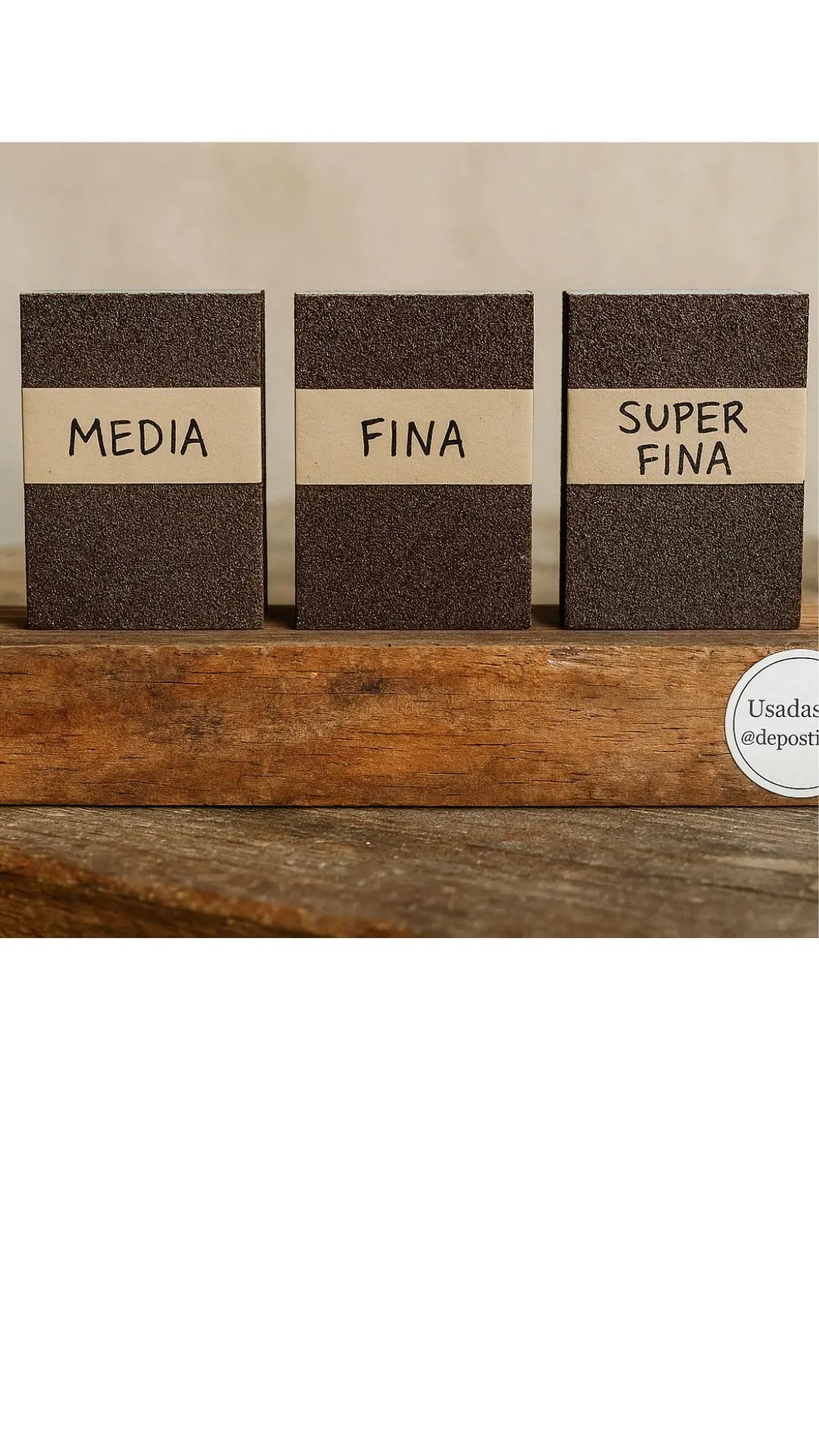 Set de Lijas Esponja – Media, Fina y Extra Fina