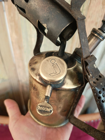 Antiguo Soplete de Bronce – Pieza Decorativa Vintage
