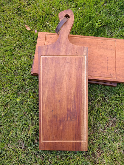 Tabla de carne rústica de Madera Noble o para Picoteo