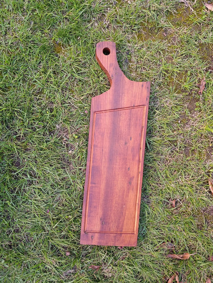 Tabla de carne rústica de Madera Noble o para Picoteo