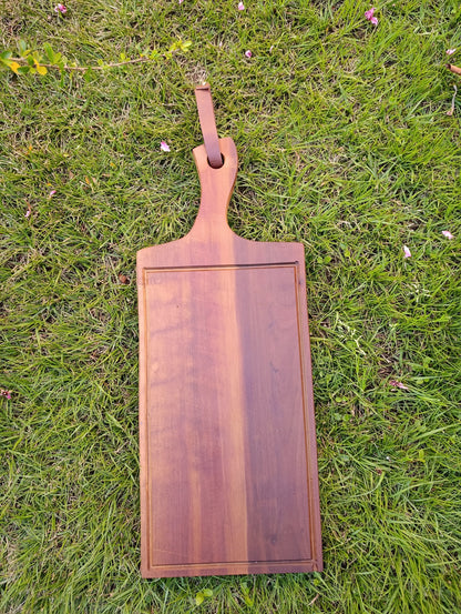 Tabla de carne rústica de Madera Noble o para Picoteo