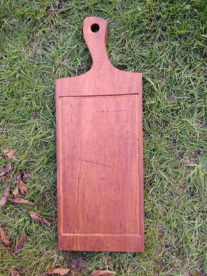 Tabla de carne rústica de Madera Noble o para Picoteo
