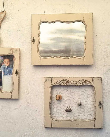 Espejo Vintage de Madera Reciclada