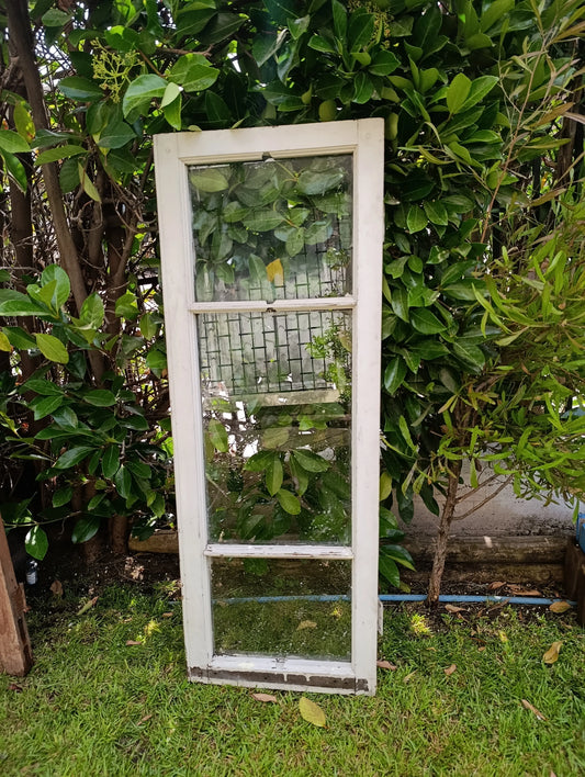 Ventana Vintage con Espejo 3 Espacios - 1.37 x 50 cm