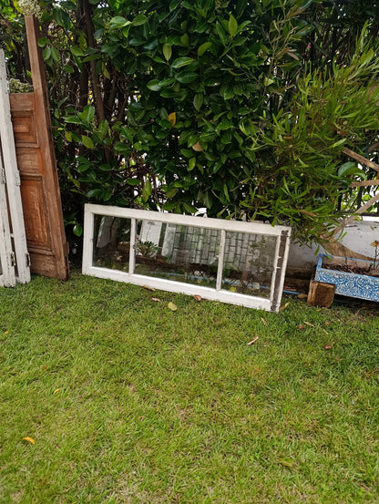 Ventana Vintage con Espejo 3 Espacios - 1.37 x 50 cm