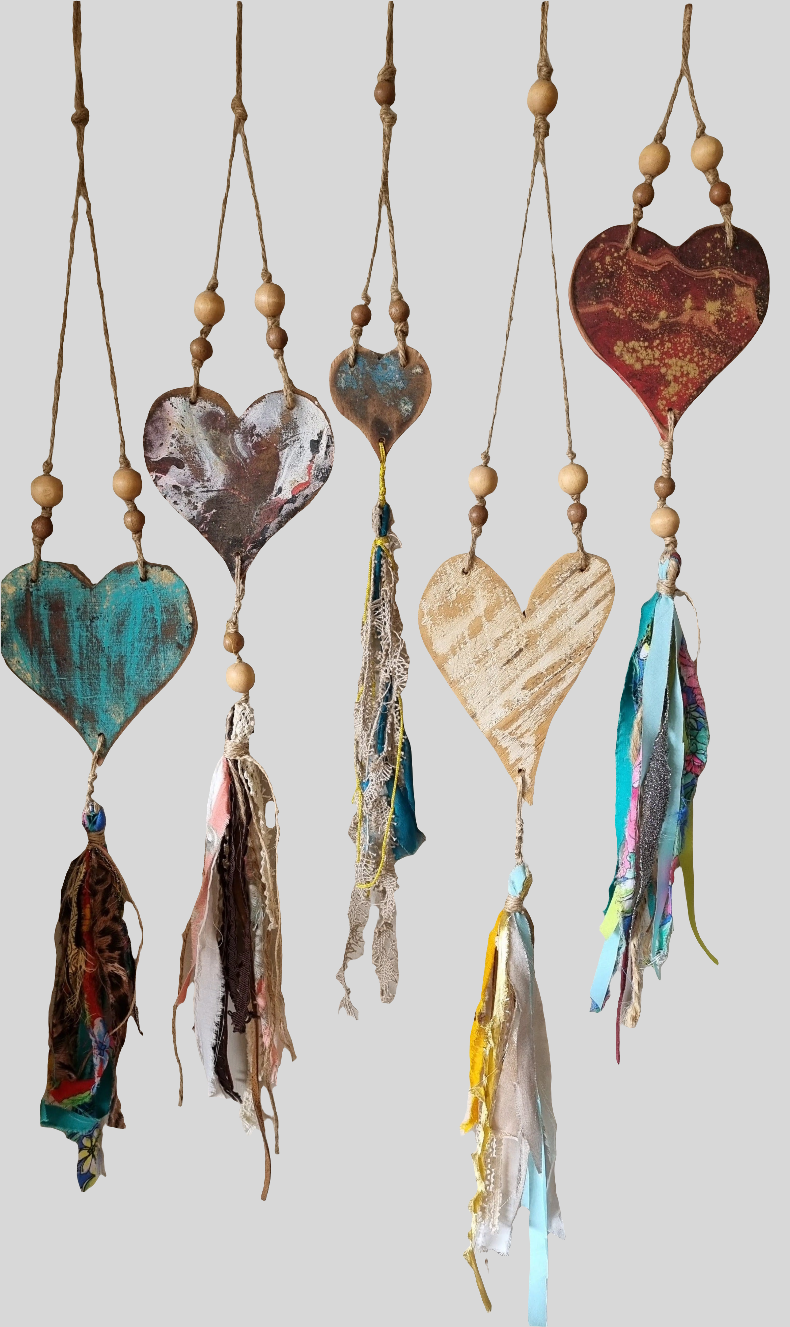 Corazones decorativos