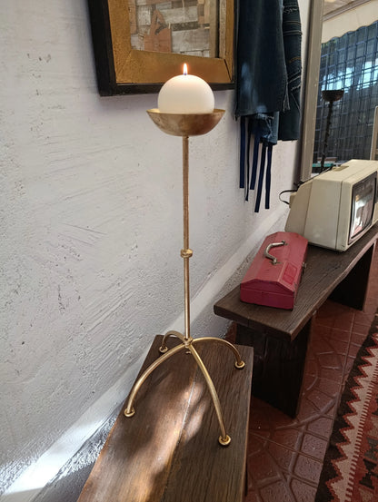 Candelabro de Fierro dorado