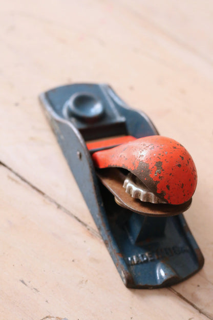 Mini Cepillo Carpintero Vintage “Block Plane” · Original Made in USA · Coleccionistas