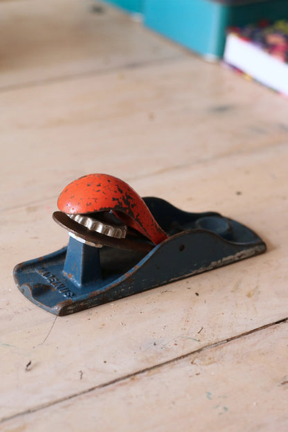 Mini Cepillo Carpintero Vintage “Block Plane” · Original Made in USA · Coleccionistas
