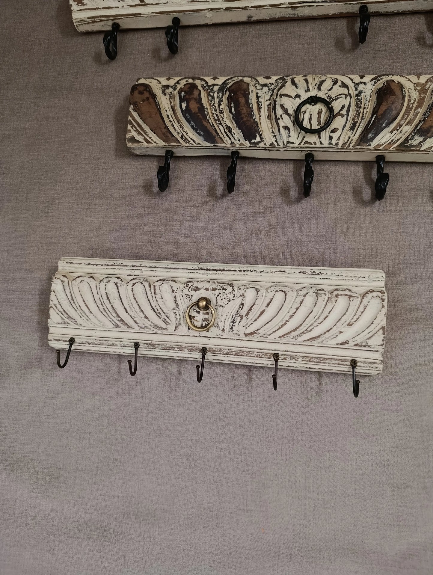 Percheros vintage tallados | Rescate de cajones antiguos