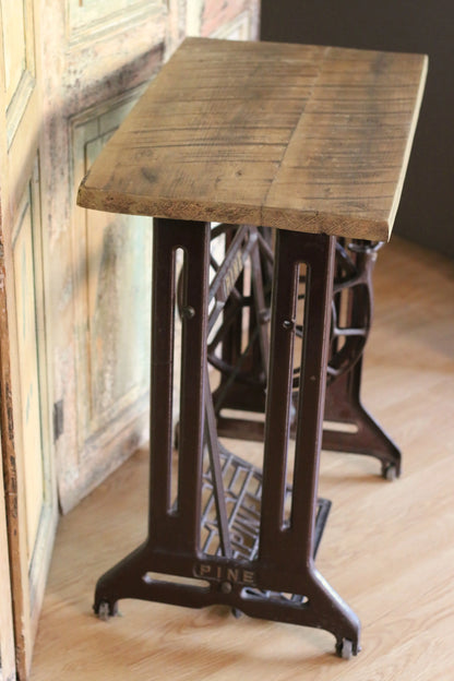 Mueble Base Máquina de Coser Antigua Pine - Lavamanos/Arrimo/Mesita