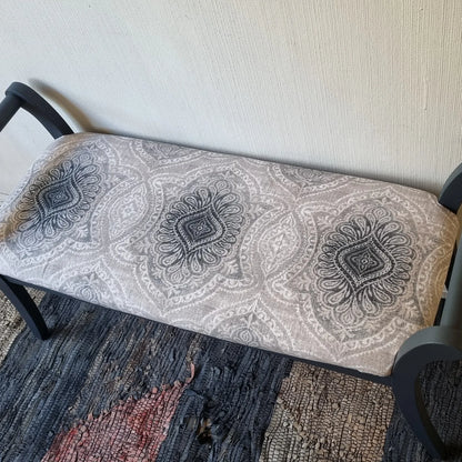 Banqueta gris oscuro