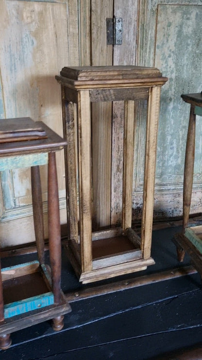 Lamparitas de madera con historia y mucho estilo