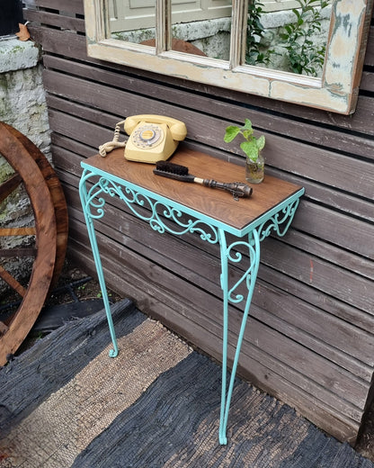 Arrimo de fierro y madera