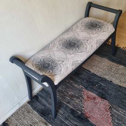 Banqueta gris oscuro