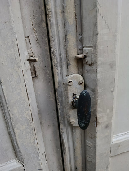 Ventana de Medio Punto con Postigos Dobles - Restauración a Pedido (1.75 x 1.24 m)