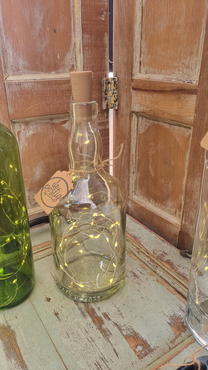 Lamparitas de botellas