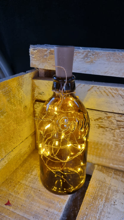 Lamparitas de botellas