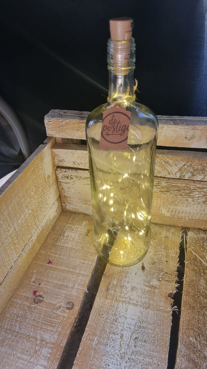 Lamparitas de botellas
