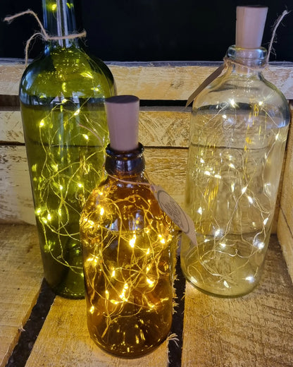 Lamparitas de botellas
