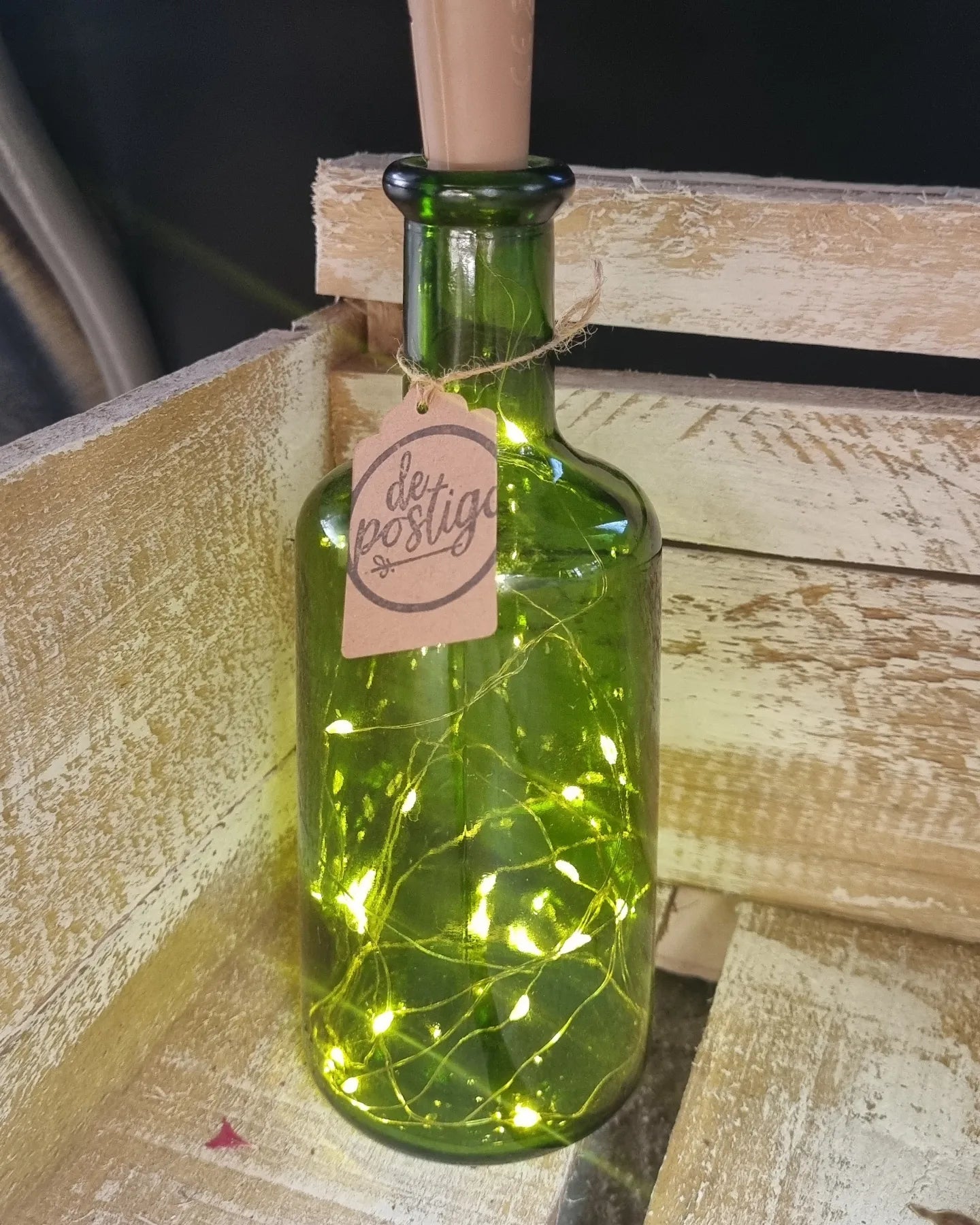 Lamparitas de botellas