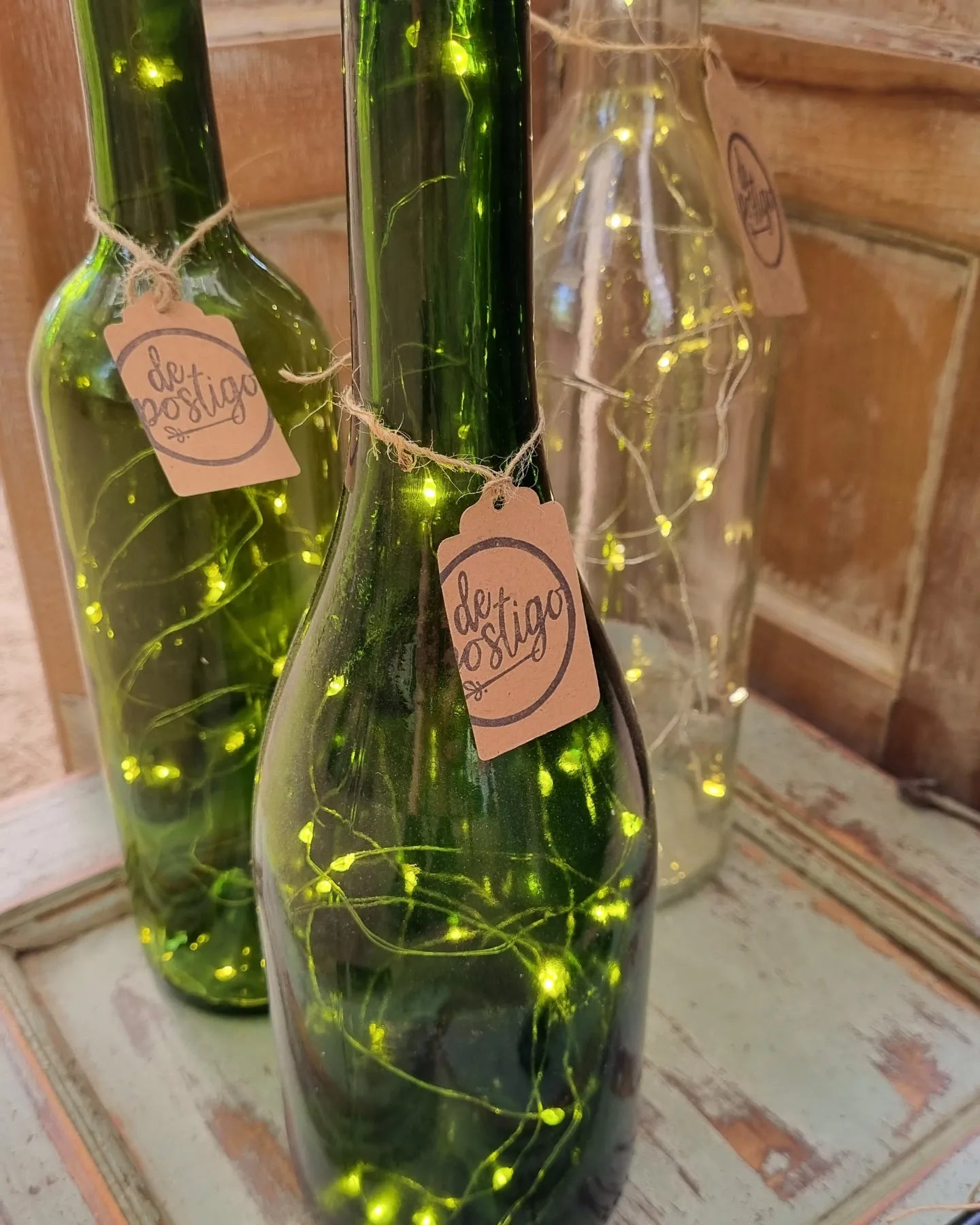 Lamparitas de botellas