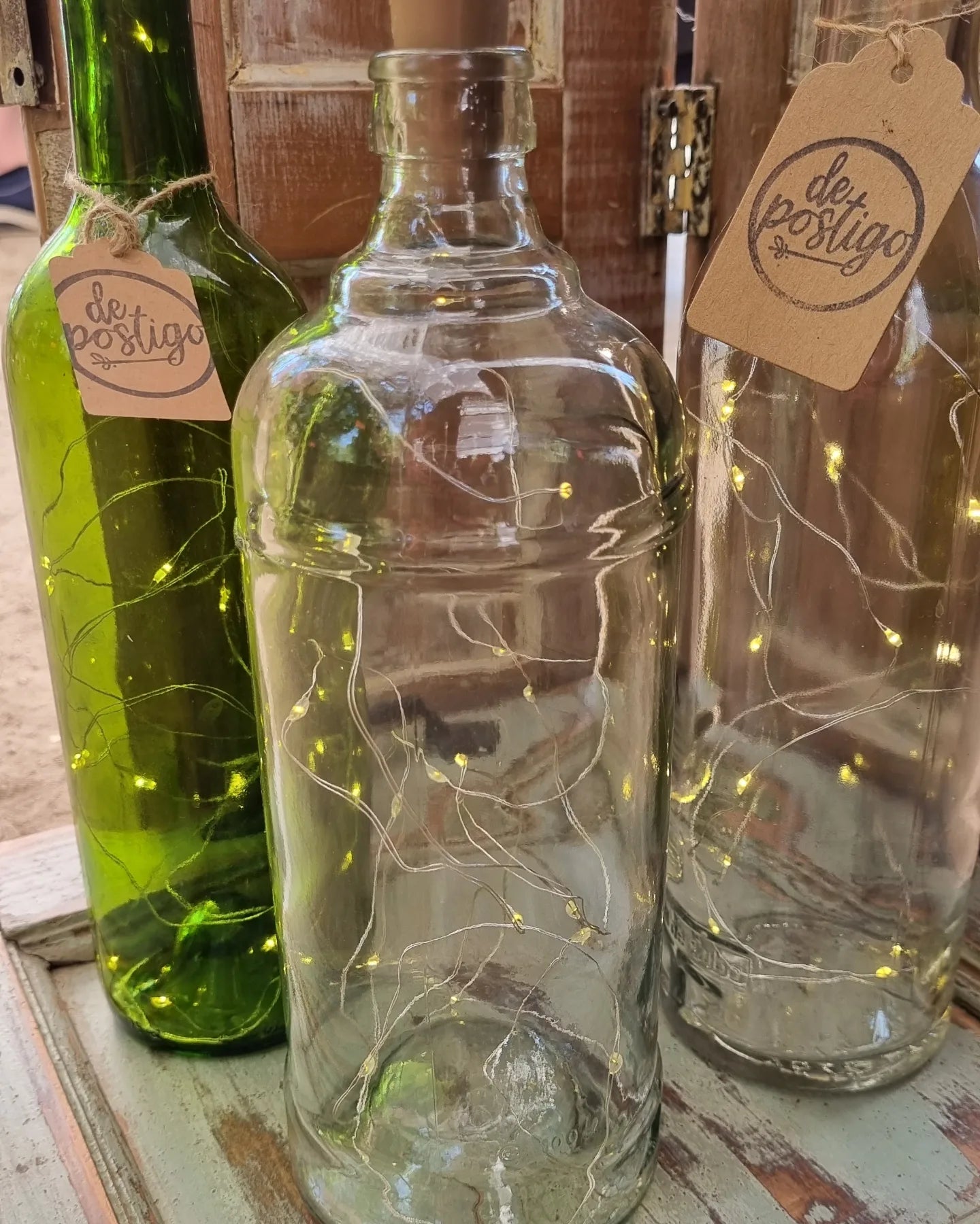 Lamparitas de botellas